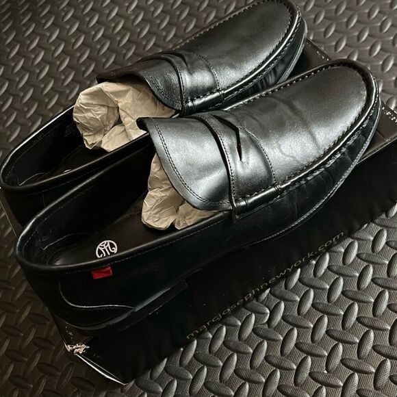 Marc Joseph NY Men's Size 13 Lexington Slip On Loafers Black Napa Leather - Picture 4 of 15